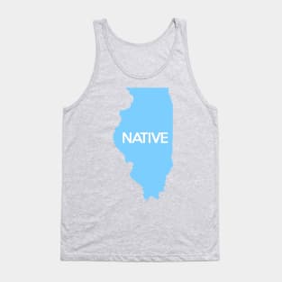 Illinois Native IL Blue Tank Top